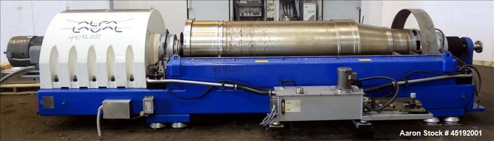 Used Stainless Steel Alfa Laval Solid Bowl Decanter Centrifuge