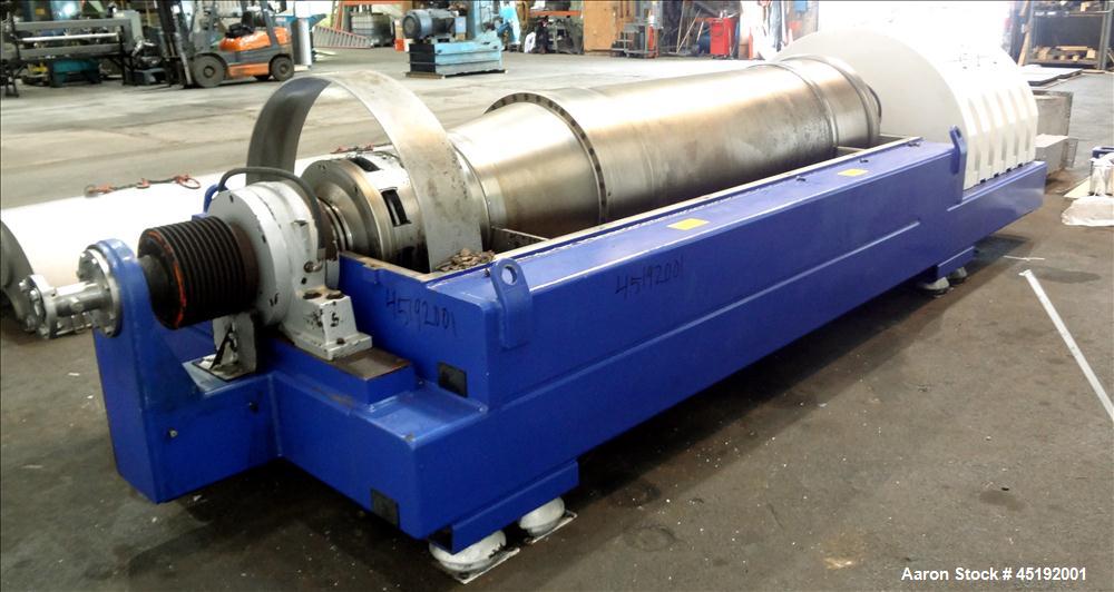 Used Stainless Steel Alfa Laval Solid Bowl Decanter Centrifuge
