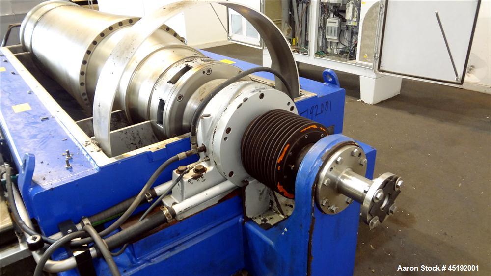 Used Stainless Steel Alfa Laval Solid Bowl Decanter Centrifuge