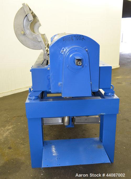Used Alfa Laval UVNX-418 Solid Bowl Decanter Centrifuge. 316 Stainless steel (product contact areas). Approximate 70mm single lead conveyor, 2 or 3 phase machine, maximum bowl speed 3250 rpm, regulat...