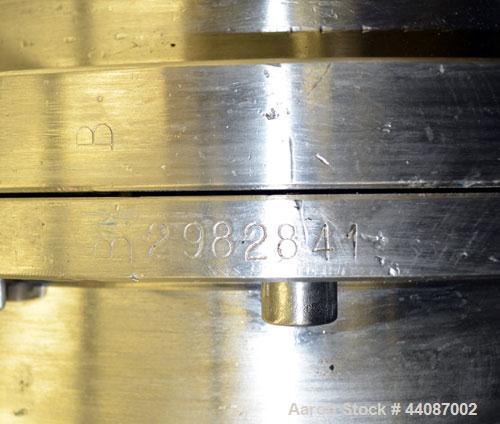 Used Alfa Laval UVNX-418 Solid Bowl Decanter Centrifuge. 316 Stainless steel (product contact areas). Approximate 70mm single lead conveyor, 2 or 3 phase machine, maximum bowl speed 3250 rpm, regulat...