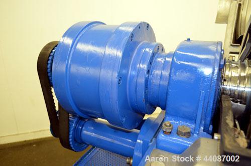 Used Alfa Laval UVNX-418 Solid Bowl Decanter Centrifuge. 316 Stainless steel (product contact areas). Approximate 70mm single lead conveyor, 2 or 3 phase machine, maximum bowl speed 3250 rpm, regulat...