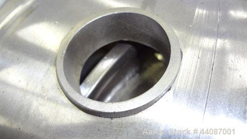 Used Alfa Laval UVNX-314B-11G Solid Bowl Decanter Centrifuge. 316 Stainless steel (product contact areas). approximate 70mm double lead conveyor, maximum bowl speed 3250 rpm, base, single row of line...