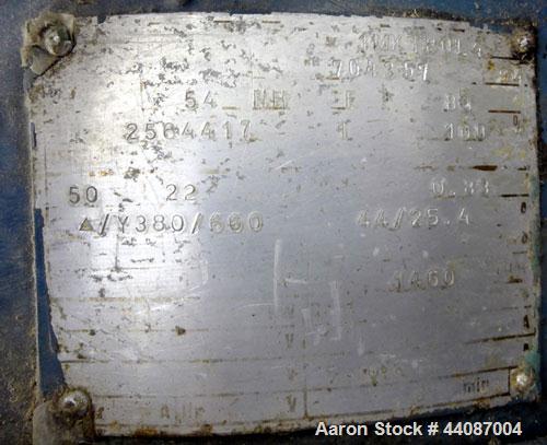 Used Alfa Laval UVNX-418 (2 or 3 phase) Solid Bowl Decanter Centrifuge. 316 Stainless steel (product contact areas). single lead conveyor, single row of lined cake discharge ports,cake discharge cage...