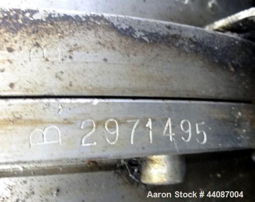 Used Alfa Laval UVNX-418 (2 or 3 phase) Solid Bowl Decanter Centrifuge. 316 Stainless steel (product contact areas). single lead conveyor, single row of lined cake discharge ports,cake discharge cage...
