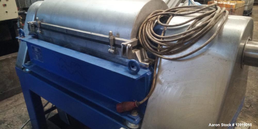 Used Alfa Laval UVNX-314 Solid Bowl Decanter Centrifuge-Used-