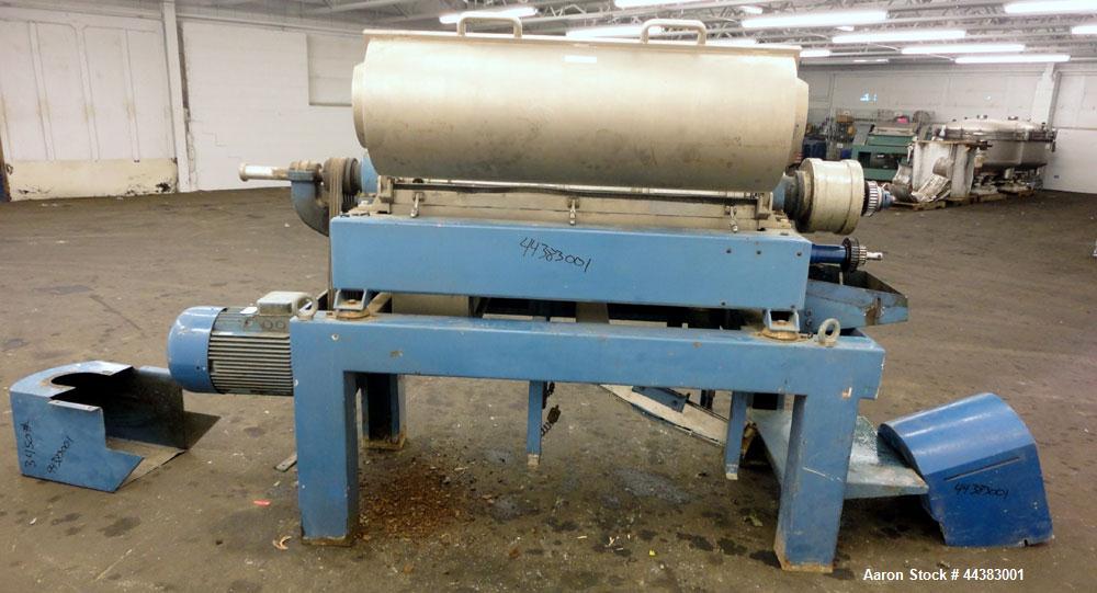 Used Stainless Steel Alfa Laval Solid Bowl Decanter Centrifuge