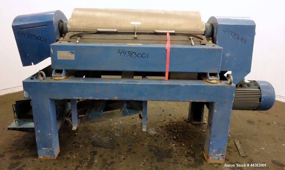Used Stainless Steel Alfa Laval Solid Bowl Decanter Centrifuge