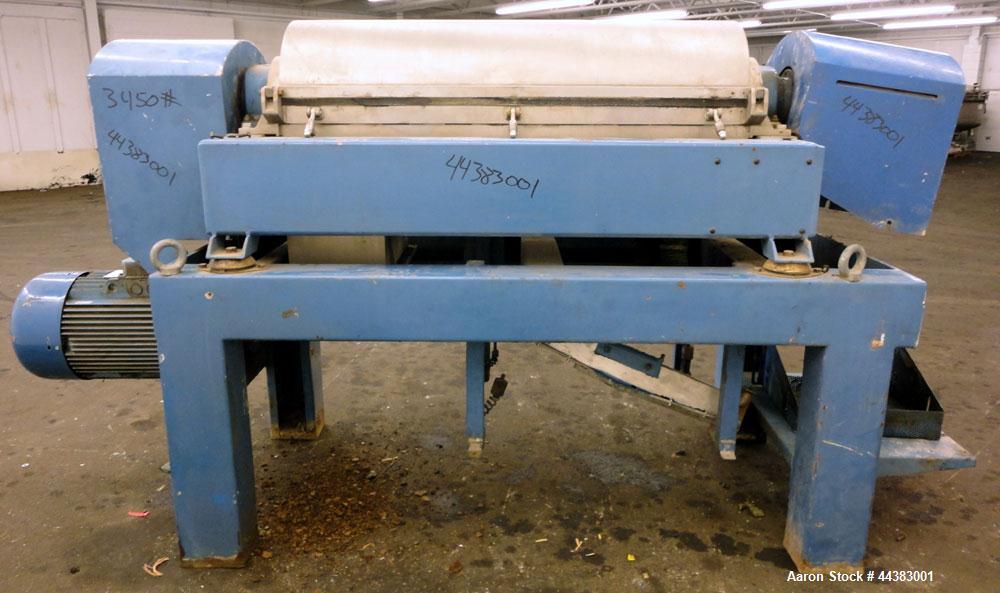 Used Stainless Steel Alfa Laval Solid Bowl Decanter Centrifuge