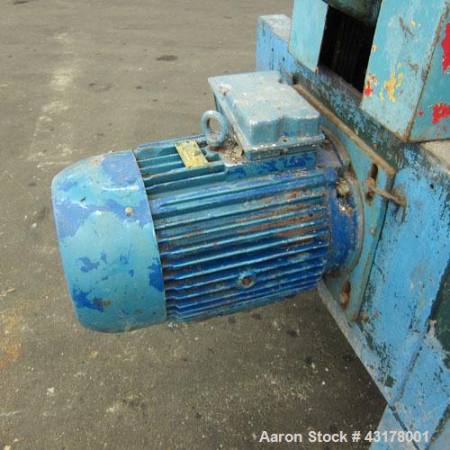 Used Alfa Laval UVNX-418-B11 Solid Bowl Decanter Centrifuge (3 phase unit). 316 Stainless steel (product contact areas), maximum bowl speed 4000 rpm, single row of lined cake discharge ports, 110 mm ...