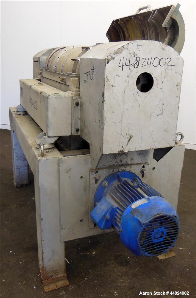 Used Stainless Steel Alfa Laval Solid Bowl Decanter Centrifuge