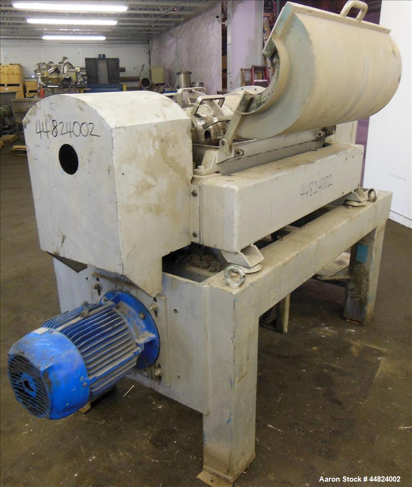 Used Stainless Steel Alfa Laval Solid Bowl Decanter Centrifuge