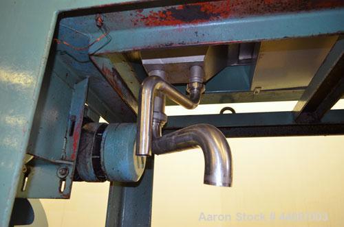 Used Alfa Laval UVNX-418 (2 or 3 phase) Solid Bowl Decanter Centrifuge. 316 Stainless steel (product contact areas). single lead conveyor, single row of lined cake discharge ports,  cake discharge ca...