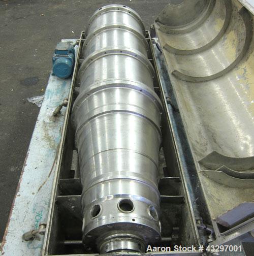 Used Stainless Steel Alfa Laval Solid Bowl Decanter Centrifuge, UVNX-418B-31 