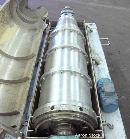 Used Stainless Steel Alfa Laval Solid Bowl Decanter Centrifuge, UVNX-418B-31 