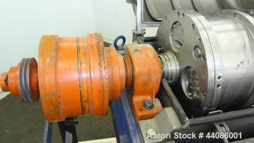 Used Alfa Laval UVNX314 B-11/8820-4000-35 Solid Bowl Decanter Centrifuge. 316 Stainless steel product contact areas. Maximum bowl speed 3250 rpm, 70mm single lead conveyor, single row cake discharge ...