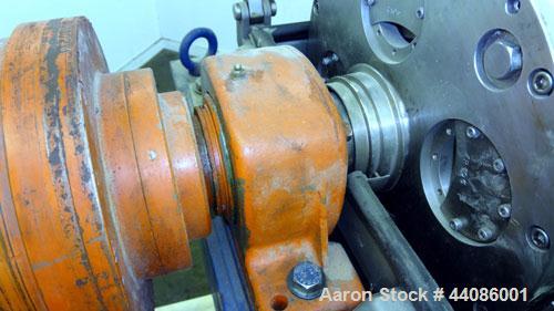 Used Alfa Laval UVNX314 B-11/8820-4000-35 Solid Bowl Decanter Centrifuge. 316 Stainless steel product contact areas. Maximum bowl speed 3250 rpm, 70mm single lead conveyor, single row cake discharge ...