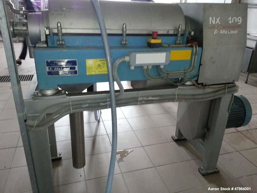 Used Alfa Laval Solid Bowl Decanter Centrifuge, Model VNNX-409B-31G