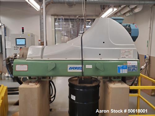 Used Andritz D2LP20C Solid Bowl Decanter Centrifuge