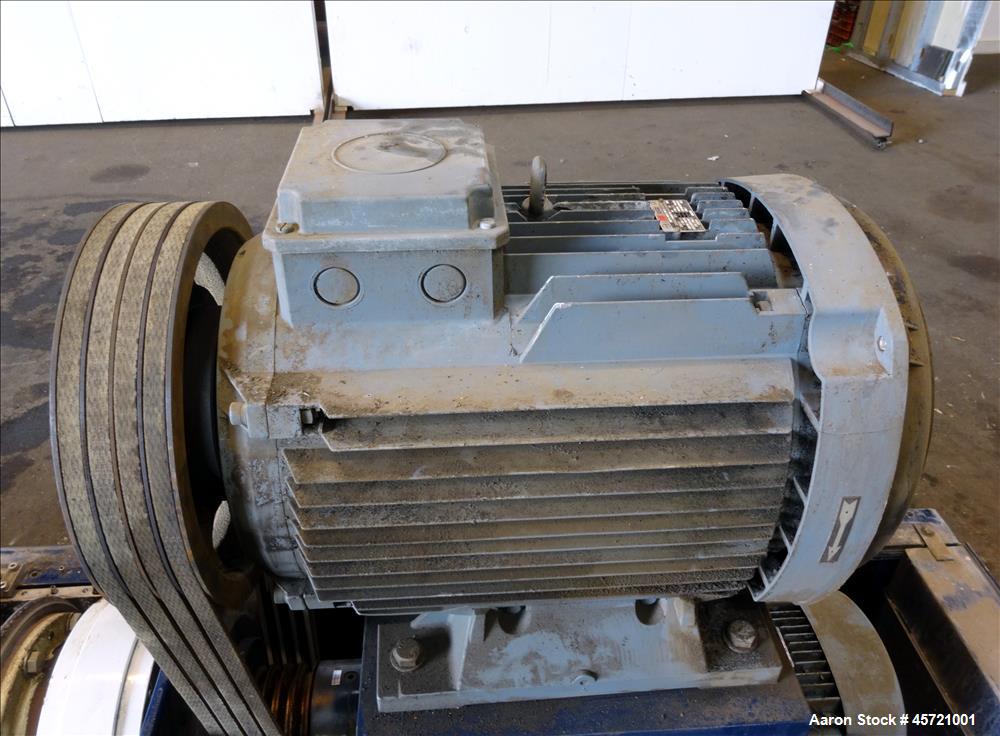 Used Andritz D3LL-C30CHP Solid Bowl Decanter Centrifuge, 316 Stainless Steel (product contact areas). Maximum bowl speed 4000 rpm, 10 degrees beach contour, 6" Single lead conveyor with single row li...