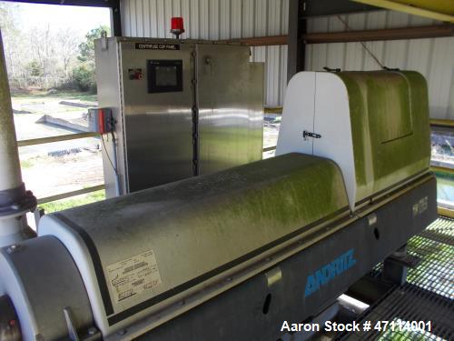 Used Andritz D4LC30CHP Solid Bowl Decanter Centrifuge.