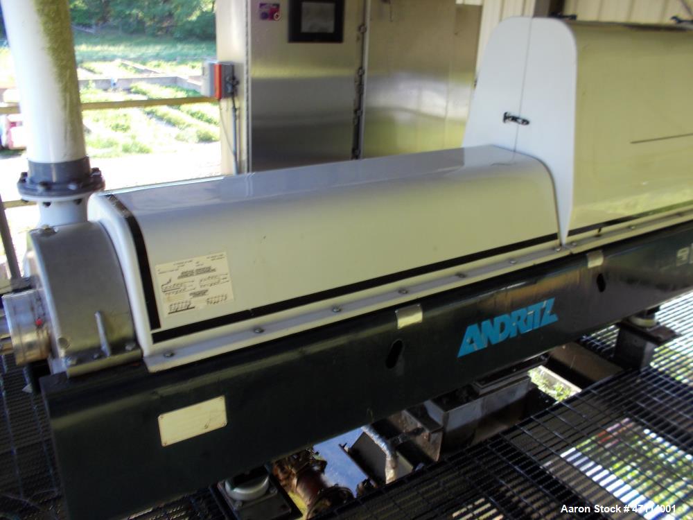 Used Andritz D4LC30CHP Solid Bowl Decanter Centrifuge.