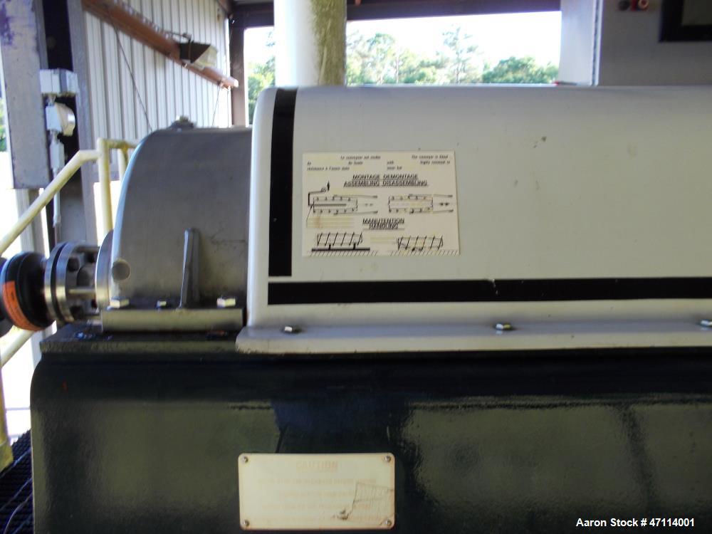 Used Andritz D4LC30CHP Solid Bowl Decanter Centrifuge.