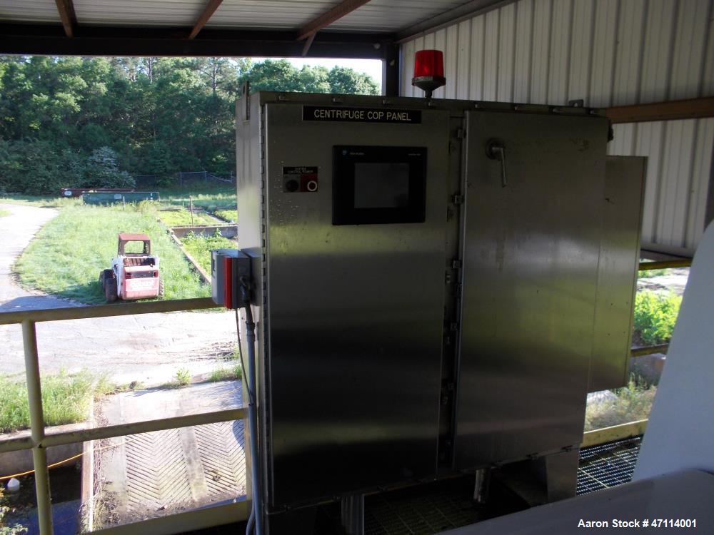 Used Andritz D4LC30CHP Solid Bowl Decanter Centrifuge.