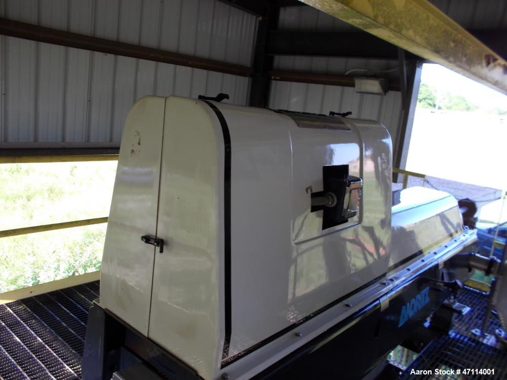 Used Andritz D4LC30CHP Solid Bowl Decanter Centrifuge.