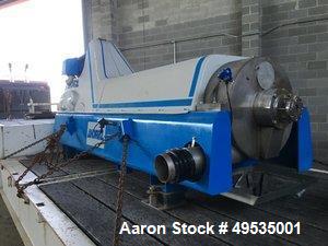 Used Andritz D5LC30CHP Food Grade Solid Bowl Decanter Centrifuge.