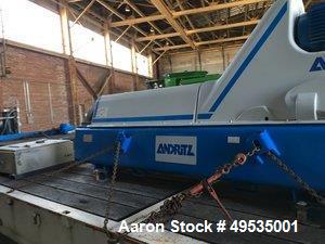 Used Andritz D5LC30CHP Food Grade Solid Bowl Decanter Centrifuge.