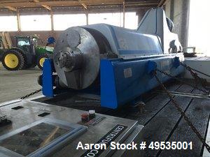 Used Andritz D5LC30CHP Food Grade Solid Bowl Decanter Centrifuge.