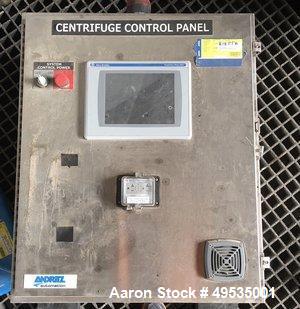 Used Andritz D5LC30CHP Food Grade Solid Bowl Decanter Centrifuge.