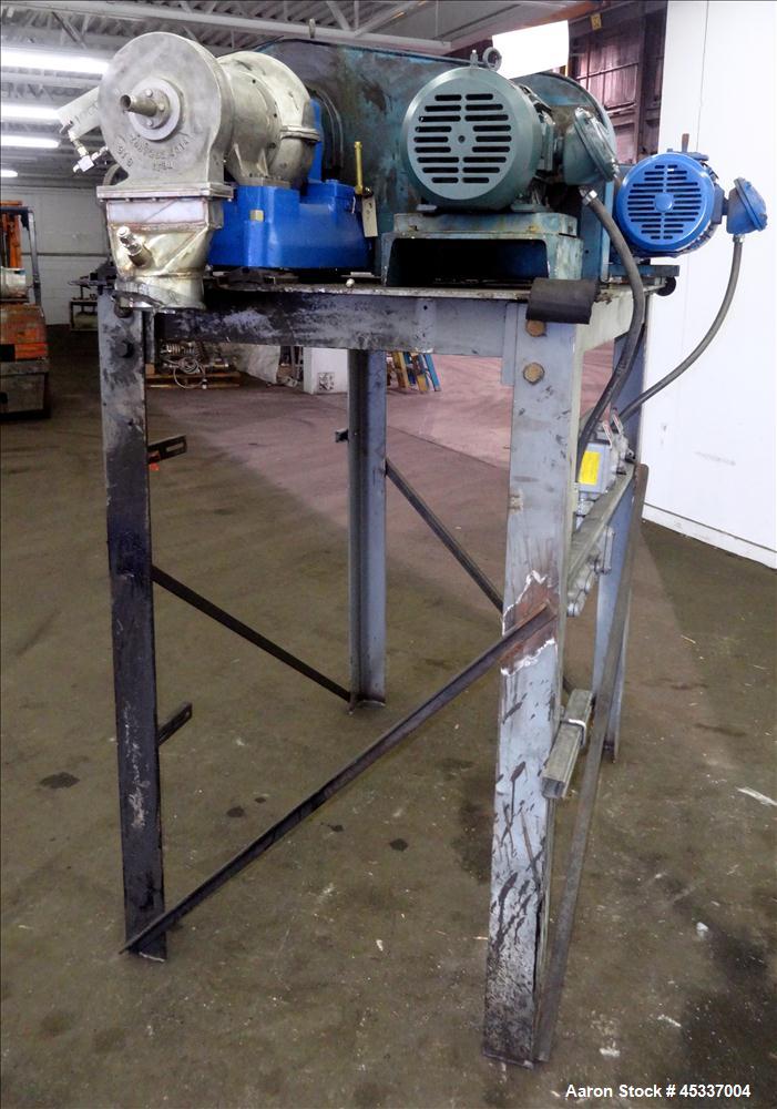 Used Bird Solid Bowl Decanter Centrifuge, 0100