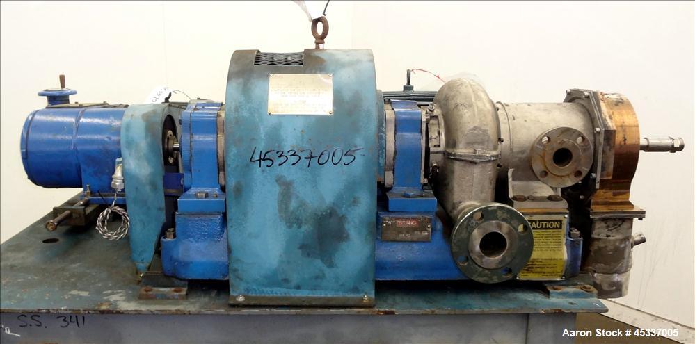 Used Bird 0100 Solid Bowl Decanter Centrifuge