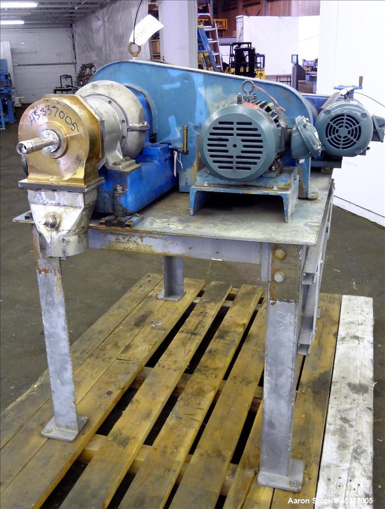 Used Bird 0100 Solid Bowl Decanter Centrifuge