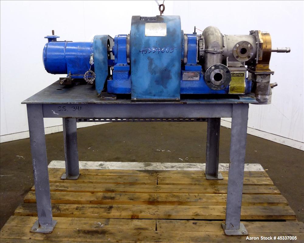 Used Bird 0100 Solid Bowl Decanter Centrifuge