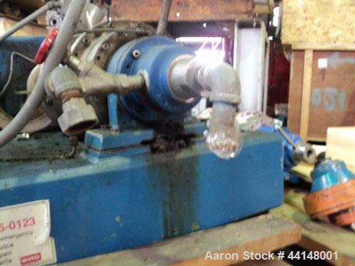 Used Bird/Flottweg 0250 Z23-3/401 Solid Bowl Decanter Centrifuge. 316 Stainless steel construction (product contact areas). Maximum bowl speed 4500 rpm, 8 degree contour bowl assembly, 3.5" double le...