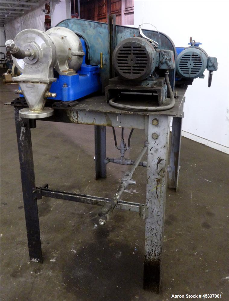 Used Bird Solid Bowl Decanter Centrifuge, Model 0100