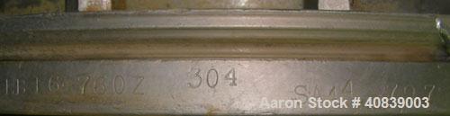 Used Bird 24" x 38" Solid Bowl Decanter Centrifuge. 316 Stainless steel construction (product contact areas). Maximum bowl speed 1800 rpm, 3" single lead conveyor with weld hardfacing wear protection...