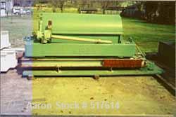 USED: Bird 24" x 60" solid bowl decanter centrifuge, carbon steel construction, CCF design, 8" single lead conveyor with hardfacing, end discharge cake ports, new gearbox, base, casing, isolators.