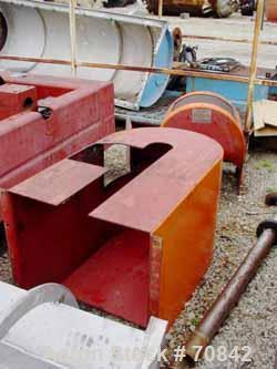 Used Bird 30" x 96" solid bowl decanter centrifuge. 316/317Stainless steel construction on product contact areas, 8 degree contour bowl design, max bowl speed 2380 rpm, 12" single lead "vane and ribb...