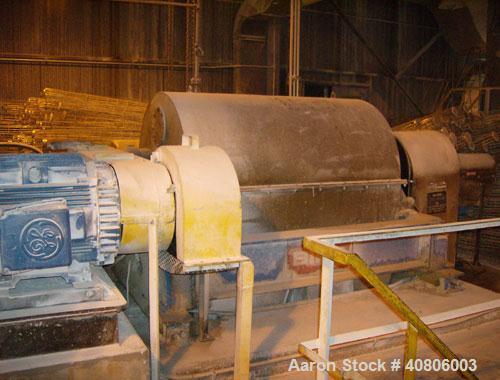 Used Bird 40" x 60" Solid Bowl Decanter Centrifuge. 316L/Inconel 600 construction (product contact areas), max bowl speed 1400 rpm, 18" triple lead conveyor, contour bowl design 10/3 degree, side sol...