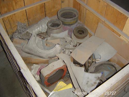 Used Bird 6" x 12" Solid Bowl Decanter Centrifuge, 316 Stainless Steel. 10 Degree contour bowl, 1" single lead conveyor. 5 hp motor 230/460/3/60, 3460 rpm, 184 T frame, SA-72 100:1 gearbox, guards. I...