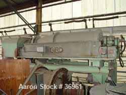 Used Stainless Steel Bird Solid Bowl Decanter Centrifuge, HB-3900