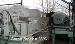 Used Stainless Steel Bird Solid Bowl Decanter Centrifuge, HB-3900