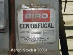 Used Stainless Steel Bird Solid Bowl Decanter Centrifuge, HB-3900