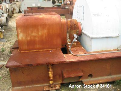 Used Stainless Steel Bird Solid Bowl Decanter Centrifuge, HB-64000