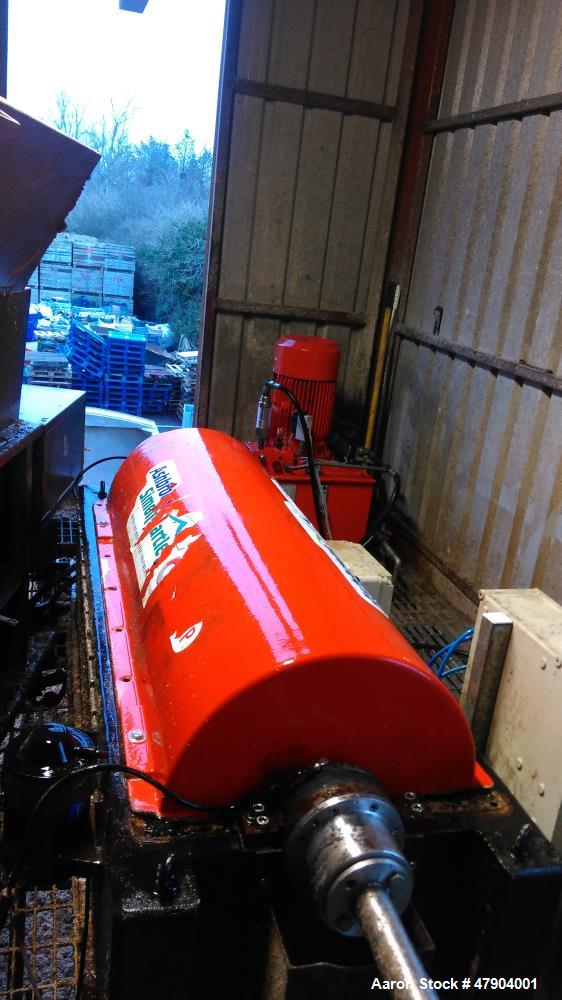 Used Centriquip CQ-3000 Solid Bowl Decanter Centrifuge. Max speed 4500 rpm, 3 x 415 V 50 HZ motor 18.5 Kw control panel. Mfg 2011. Unit is refurbished. Refurbishment includes:. Dismantle the Centrifu...
