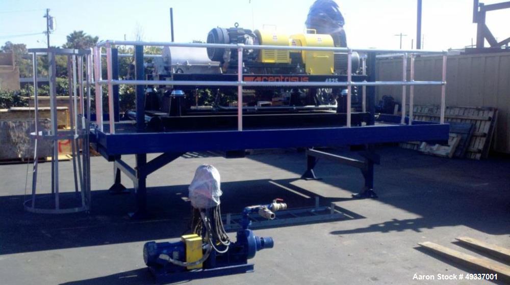 Used Centrisys Skid Mounted Centrifuge, Model CS-18.